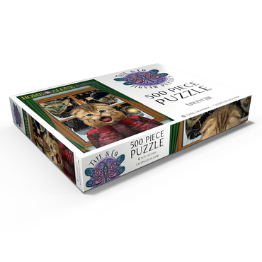 Darstellung des Puzzle Motivs Home Alone Kitten Movie Cats - Vincent Hie 500 Puzzle Schachtel Ansicht1