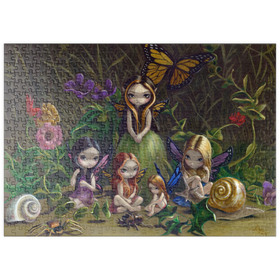 Darstellung des Puzzle Motivs Ein Treffen der Feen - Jasmine Becket-Griffith - Puzzleteile: 500