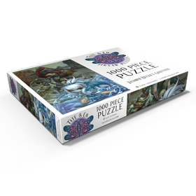 Alternative Darstellung des Puzzle-Motivs Ninja-Drachenbabys III - Jasmine Becket-Griffith – Puzzleteile: 1000