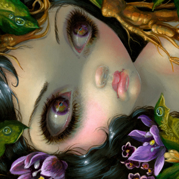 Darstellung des Puzzle Motivs Poisonous Beauties 14 - Jasmine Becket-Griffith 1000 Puzzle 3D Modell