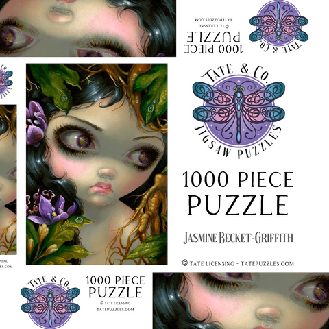 Darstellung des Puzzle Motivs Giftige Schönheiten 14 - Jasmine Becket-Griffith Poisonous Beauties 14 - Jasmine Becket-Griffith 1000 Puzzle Schachtel 3D Modell