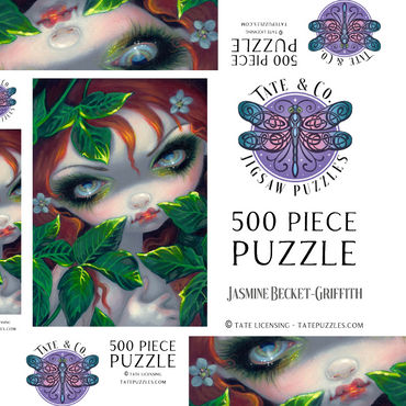 Darstellung des Puzzle Motivs Poisonous Beauties 4 - Jasmine Becket-Griffith 500 Puzzle Schachtel 3D Modell
