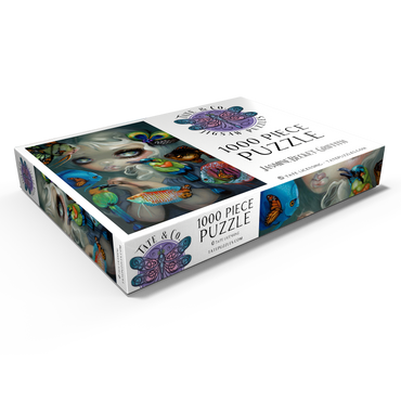 Darstellung des Puzzle Motivs Poissons Volants Les Oiseaux - Jasmine Becket-Griffith 1000 Puzzle Schachtel Ansicht1