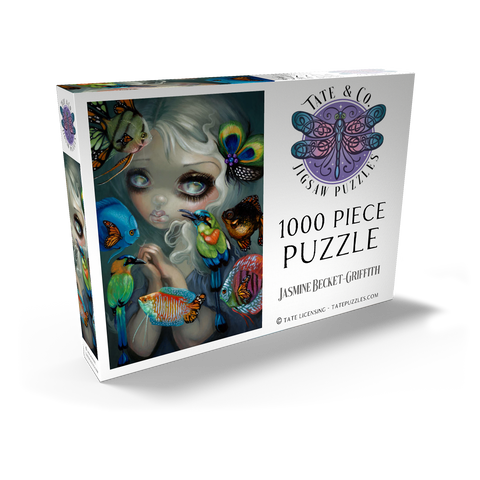 Darstellung des Puzzle Motivs Poissons Volants Les Oiseaux - Jasmine Becket-Griffith Poissons Volants Les Oiseaux - Jasmine Becket-Griffith 1000 Puzzle Schachtel Ansicht2