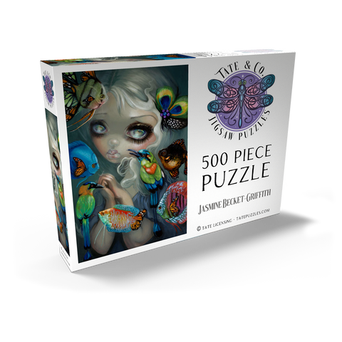 Darstellung des Puzzle Motivs Poissons Volants Les Oiseaux - Jasmine Becket-Griffith Poissons Volants Les Oiseaux - Jasmine Becket-Griffith 500 Puzzle Schachtel Ansicht2