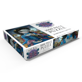 Darstellung des Puzzle Motivs Queen of Bees - Jasmine Becket-Griffith - Puzzleteile: 1000