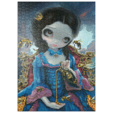 Darstellung des Puzzle Motivs puzzleplate Queen of Bees - Jasmine Becket-Griffith 500 Puzzle