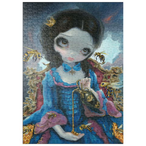 Darstellung des Puzzle Motivs Queen of Bees - Jasmine Becket-Griffith puzzleplate Queen of Bees - Jasmine Becket-Griffith 500 Puzzle