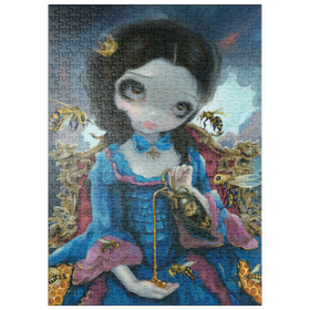 Darstellung des Puzzle Motivs Queen of Bees - Jasmine Becket-Griffith - Puzzleteile: 500