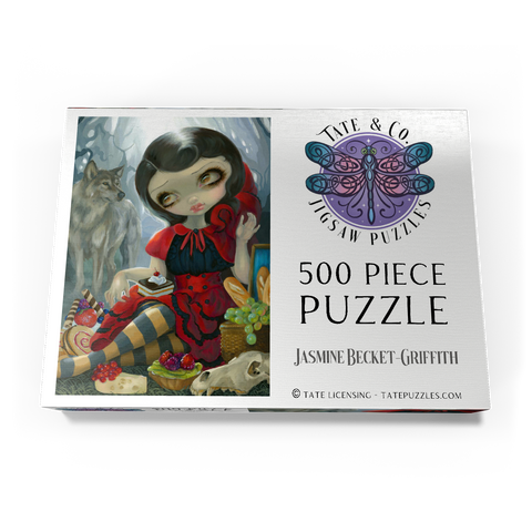Darstellung des Puzzle Motivs Red Riding Hood's Picnic - Jasmine Becket-Griffith Red Riding Hood's Picnic - Jasmine Becket-Griffith 500 Puzzle Schachtel Ansicht3