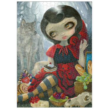 Darstellung des Puzzle Motivs puzzleplate Red Riding Hood's Picnic - Jasmine Becket-Griffith 500 Puzzle