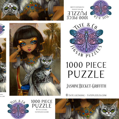 Darstellung des Puzzle Motivs Sanura - Jasmine Becket-Griffith Sanura - Jasmine Becket-Griffith 1000 Puzzle Schachtel 3D Modell