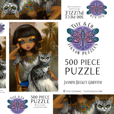 Darstellung des Puzzle Motivs Sanura - Jasmine Becket-Griffith 500 Puzzle Schachtel 3D Modell