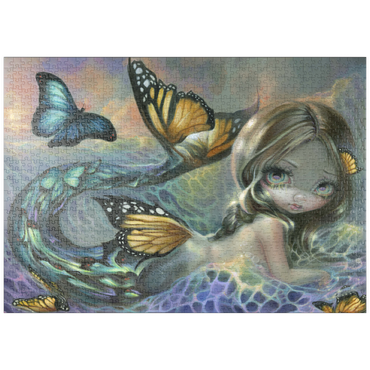 Darstellung des Puzzle Motivs puzzleplate Sea Monarch Mermaid - Jasmine Becket-Griffith 1000 Puzzle
