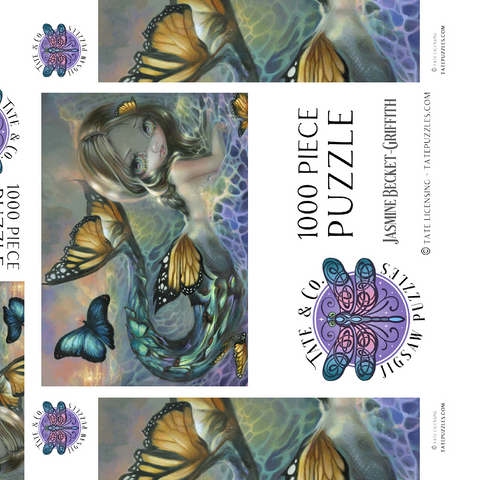 Darstellung des Puzzle Motivs Sea Monarch Mermaid - Jasmine Becket-Griffith Sea Monarch Mermaid - Jasmine Becket-Griffith 1000 Puzzle Schachtel 3D Modell