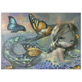 Darstellung des Puzzle Motivs Sea Monarch Mermaid - Jasmine Becket-Griffith - Puzzleteile: 500