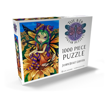 Darstellung des Puzzle Motivs Sunflower Fairy with Bee - Jasmine Becket-Griffith 1000 Puzzle Schachtel Ansicht2