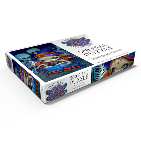 Darstellung des Puzzle Motivs Skeleton Magic Halloween Fairy - Jasmine Becket-Griffith Skeleton Magic Halloween Fairy - Jasmine Becket-Griffith 500 Puzzle Schachtel Ansicht1