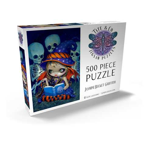 Darstellung des Puzzle Motivs Skeleton Magic Halloween Fairy - Jasmine Becket-Griffith Skeleton Magic Halloween Fairy - Jasmine Becket-Griffith 500 Puzzle Schachtel Ansicht2