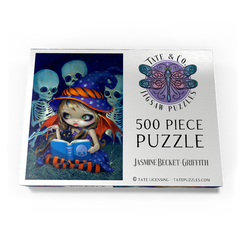 Darstellung des Puzzle Motivs Skeleton Magic Halloween Fairy - Jasmine Becket-Griffith Skeleton Magic Halloween Fairy - Jasmine Becket-Griffith 500 Puzzle Schachtel Ansicht3