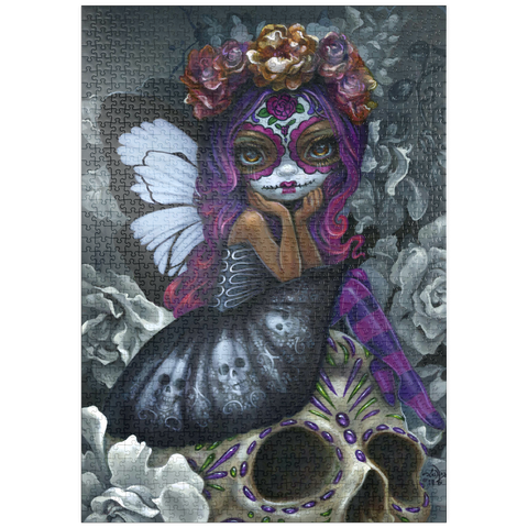 Darstellung des Puzzle Motivs Day of the Dead Fairy - Jasmine Becket-Griffith puzzleplate Day of the Dead Fairy - Jasmine Becket-Griffith 1000 Puzzle