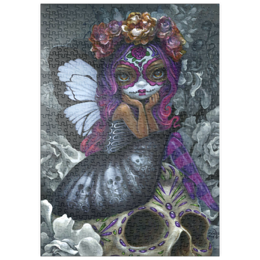 Darstellung des Puzzle Motivs puzzleplate Day of the Dead Fairy - Jasmine Becket-Griffith 500 Puzzle