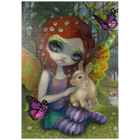 Darstellung des Puzzle Motivs Spring Fairy - Jasmine Becket-Griffith puzzleplate Spring Fairy - Jasmine Becket-Griffith 1000 Puzzle