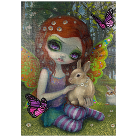 Darstellung des Puzzle Motivs Spring Fairy - Jasmine Becket-Griffith - Puzzleteile: 1000