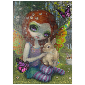 Darstellung des Puzzle Motivs Spring Fairy - Jasmine Becket-Griffith - Puzzleteile: 500