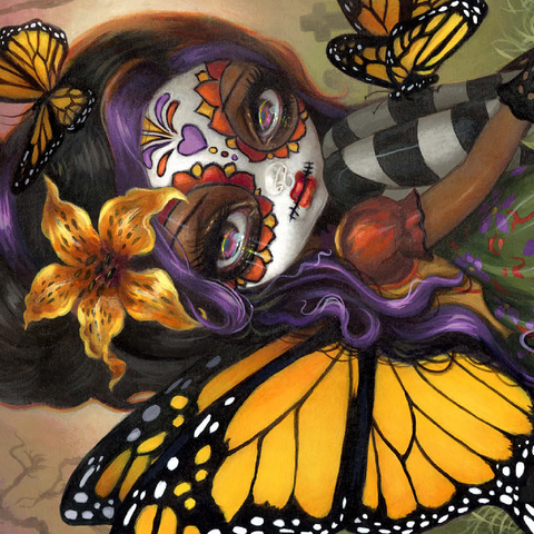 Darstellung des Puzzle Motivs Sweet Isabella Fairy - Jasmine Becket-Griffith Sweet Isabella Fairy - Jasmine Becket-Griffith 500 Puzzle 3D Modell