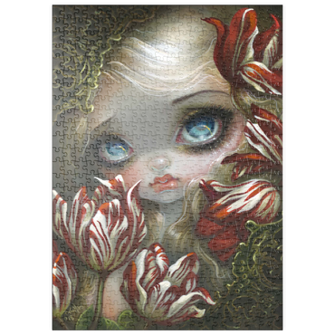 Darstellung des Puzzle Motivs puzzleplate The Language of Flowers 4 - Jasmine Becket-Griffith 500 Puzzle