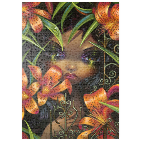Darstellung des Puzzle Motivs The Language of Flowers 5 - Jasmine Becket-Griffith puzzleplate The Language of Flowers 5 - Jasmine Becket-Griffith 500 Puzzle