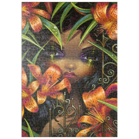 Darstellung des Puzzle Motivs The Language of Flowers 5 - Jasmine Becket-Griffith - Puzzleteile: 500