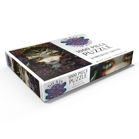 Alternative Darstellung des Puzzle-Motivs The Language of Flowers 6 - Jasmine Becket-Griffith – Puzzleteile: 1000