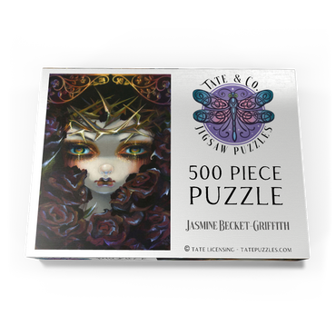 Darstellung des Puzzle Motivs The Language of Flowers 6 - Jasmine Becket-Griffith 500 Puzzle Schachtel Ansicht3