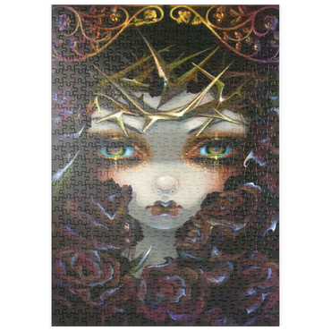Darstellung des Puzzle Motivs puzzleplate The Language of Flowers 6 - Jasmine Becket-Griffith 500 Puzzle