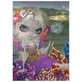 Darstellung des Puzzle-Motivs Drei-Wünsche-Fee - Jasmine Becket-Griffith – Puzzleteile: 500