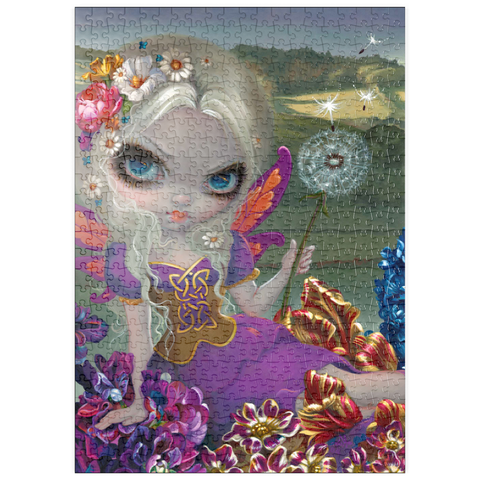Darstellung des Puzzle Motivs Drei-Wünsche-Fee - Jasmine Becket-Griffith puzzleplate Three Wishes Fairy  - Jasmine Becket-Griffith 500 Puzzle