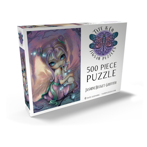 Darstellung des Puzzle Motivs Unicorn Sunset Fairy - Jasmine Becket-Griffith Unicorn Sunset Fairy - Jasmine Becket-Griffith 500 Puzzle Schachtel Ansicht2