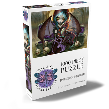 Darstellung des Puzzle Motivs Vampire Dragonling - Jasmine Becket-Griffith 1000 Puzzle Schachtel Ansicht2