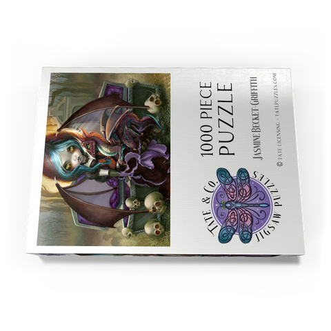 Darstellung des Puzzle Motivs Vampir-Drachenjunges - Jasmine Becket-Griffith Vampire Dragonling - Jasmine Becket-Griffith 1000 Puzzle Schachtel Ansicht3