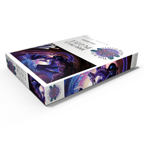 Darstellung des Puzzle Motivs Dark Star Dragon - Carla Morrow Dark Star Dragon - Carla Morrow 1000 Puzzle Schachtel Ansicht1
