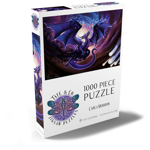 Darstellung des Puzzle Motivs Dark Star Dragon - Carla Morrow Dark Star Dragon - Carla Morrow 1000 Puzzle Schachtel Ansicht2