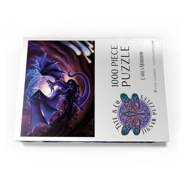 Darstellung des Puzzle Motivs Dark Star Dragon - Carla Morrow 1000 Puzzle Schachtel Ansicht3