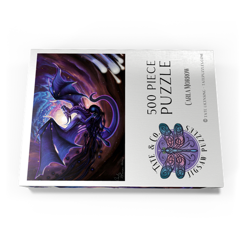 Darstellung des Puzzle Motivs Dark Star Dragon - Carla Morrow Dark Star Dragon - Carla Morrow 500 Puzzle Schachtel Ansicht3