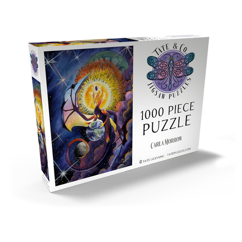 Darstellung des Puzzle Motivs All that Is Dragon - Carla Morrow All that Is Dragon - Carla Morrow 1000 Puzzle Schachtel Ansicht2