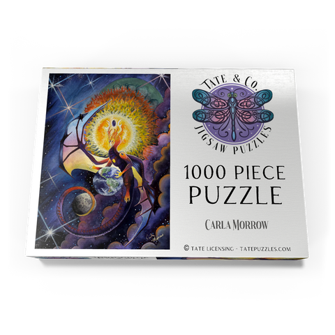 Darstellung des Puzzle Motivs All that Is Dragon - Carla Morrow All that Is Dragon - Carla Morrow 1000 Puzzle Schachtel Ansicht3