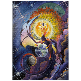 Darstellung des Puzzle Motivs All that Is Dragon - Carla Morrow - Puzzleteile: 1000