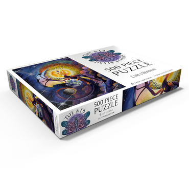 Darstellung des Puzzle Motivs All that Is Dragon - Carla Morrow 500 Puzzle Schachtel Ansicht1