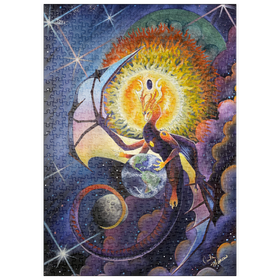 Darstellung des Puzzle Motivs All that Is Dragon - Carla Morrow - Puzzleteile: 500